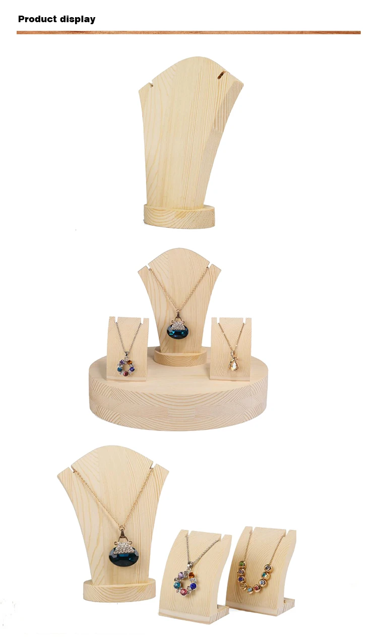 Wooden Jewelry Necklace Display Busts Buy Necklace Display Bust