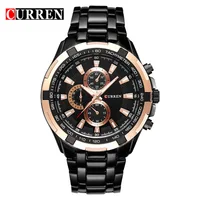 

New CURREN 8023 Watch Men Luxury Brand Military Watch Male Full Steel Wristwatches Fashion Waterproof Relogio Masculino OEM ODM