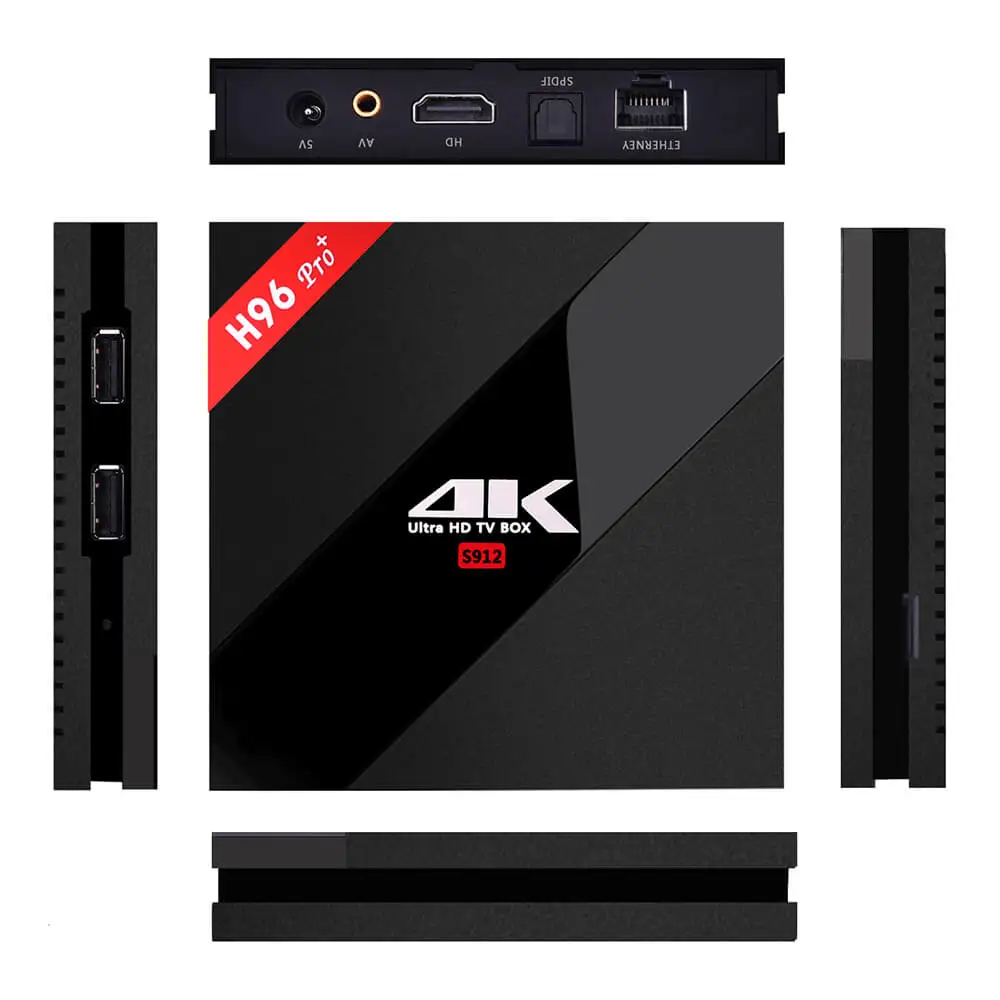 

H96 PRO+ Amlogic S912 TV BOX 4K 2G/16G 802.11AC WIFI 1000M Android 7.1 Media Player, N/a