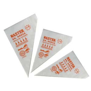 Image of 12 inch Transparent Disposable PO cake decorating piping bag Icing Piping Pastry Bag (50PCS)