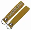 customized polyester printed felt keychain/keyring/keyholder