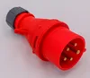 IEC/CEE CCC Waterproof Industrial socket coupler connector plug 4H 2P+E 3P 63A/125A IP67 High-end type for heavy duty