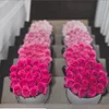 beautiful cardboard paper gift long stem roses packaging box for flowers,customization size and logo,high quality