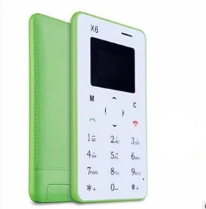 AIEK X6 Ultra Thin Mini Pocket Phone