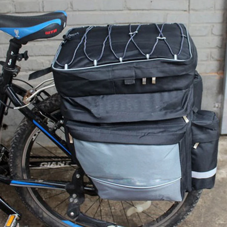 

Waterproof Cycling Traveling Bicycle Rear Rack Saddle Pannier Tail Bag, Customized color