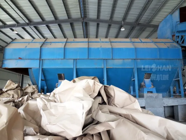 waste paper bale breaker  machine 