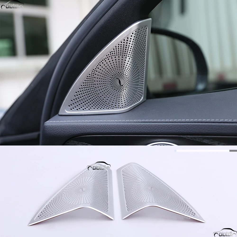 Aluminium Paduan Tiang Speaker Interior Frame Cover Trim Stiker