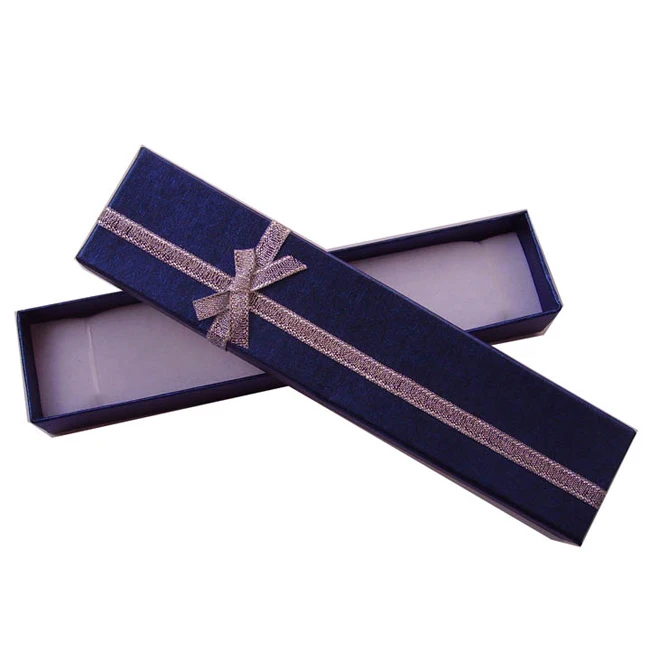 Wholesale Cheap Rectangular Empty Gift Pen Boxes With Bow