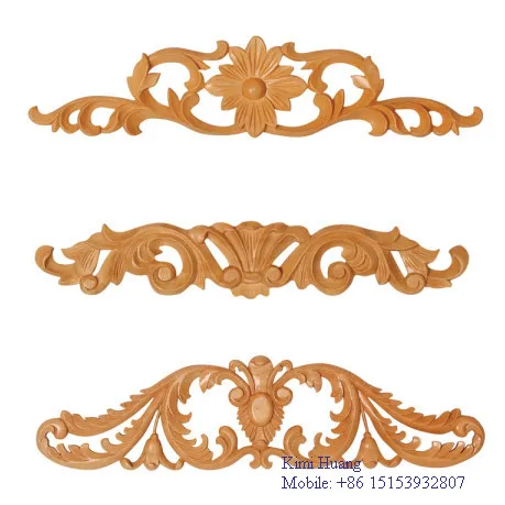 home decoration wood scrolls
