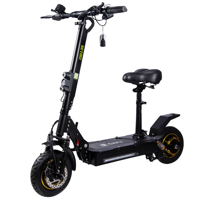 

2 Wheel Sit Down Uber Double Drive Store Monster Sportee 48 Volt Battery 800 W Electric Scooter, N/a