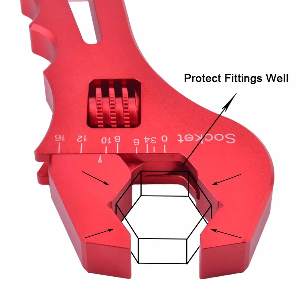 Hose End Fitting Tool Aluminum 316 An Adjustable Wrench Buy Wrench