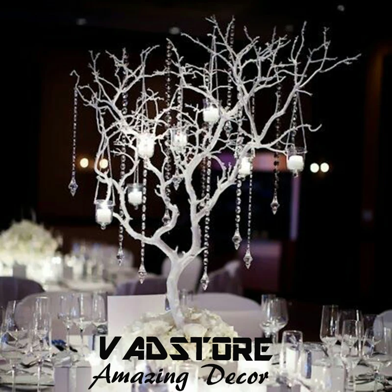 Tree Table Centerpieces Loris Decoration Artifiical White Coffee Branches Tree Without Leaveswedding