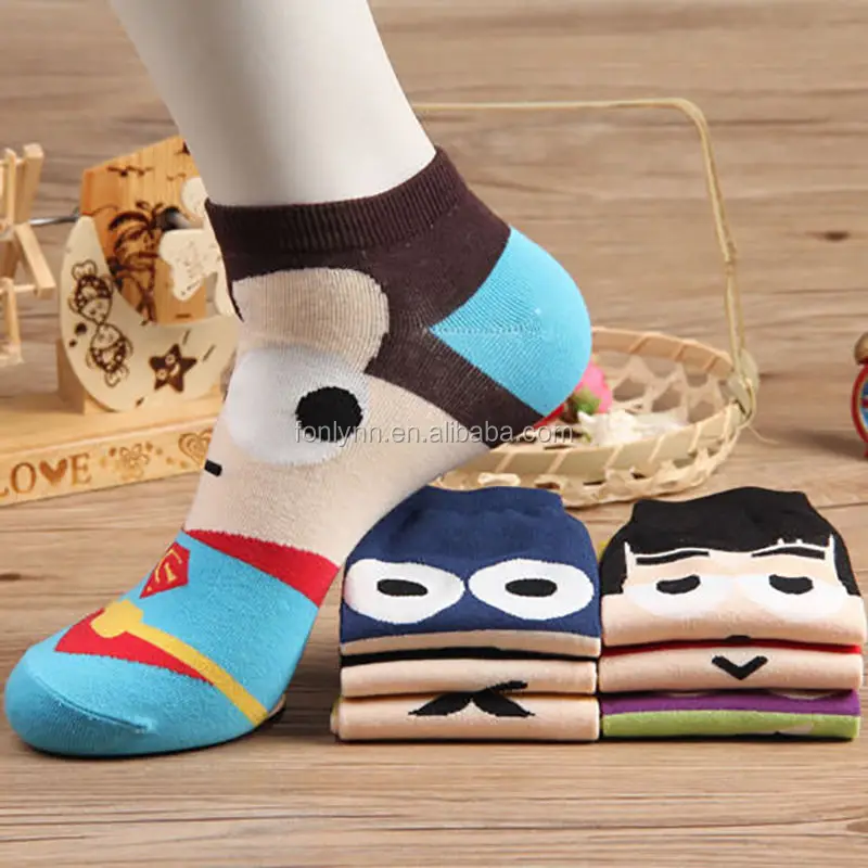 Cartoon 3d animal ankle sexy cute young girl tube socks