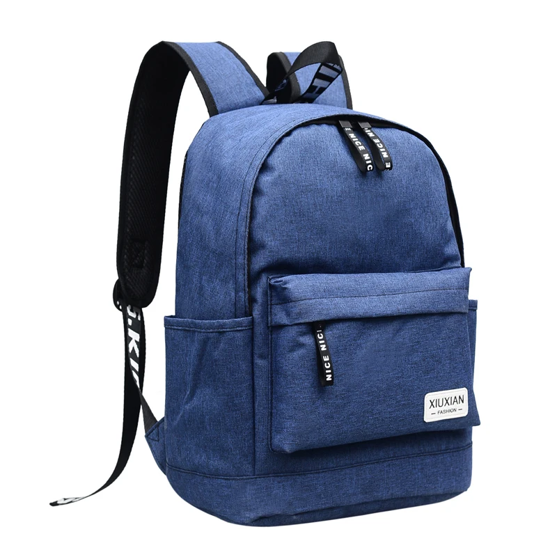 

2014 new fashion adult school bags teenagers bag for school, Blue/yellow or oem