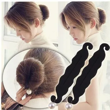 

Fashion Magic Hair Styling Clip Accessory Maker Tool Bun Donut Pear Hair Bands