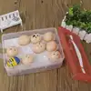 Plastic 24-cell egg crash-proof storage box refrigerator crisper box portable egg holder
