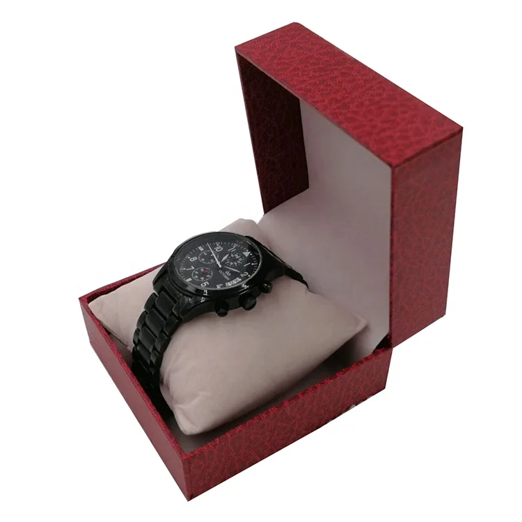 

Luxury hard Strap Paper Watch Box With Lower Cost, Cmyk or pantone color