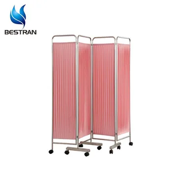 Bt Cp001 Hospital Movable Screens Room Dividers 4 Folding Screen Curtain Privacy Screen With Wheels Buy Movable Screens Room Dividers 4 Folding