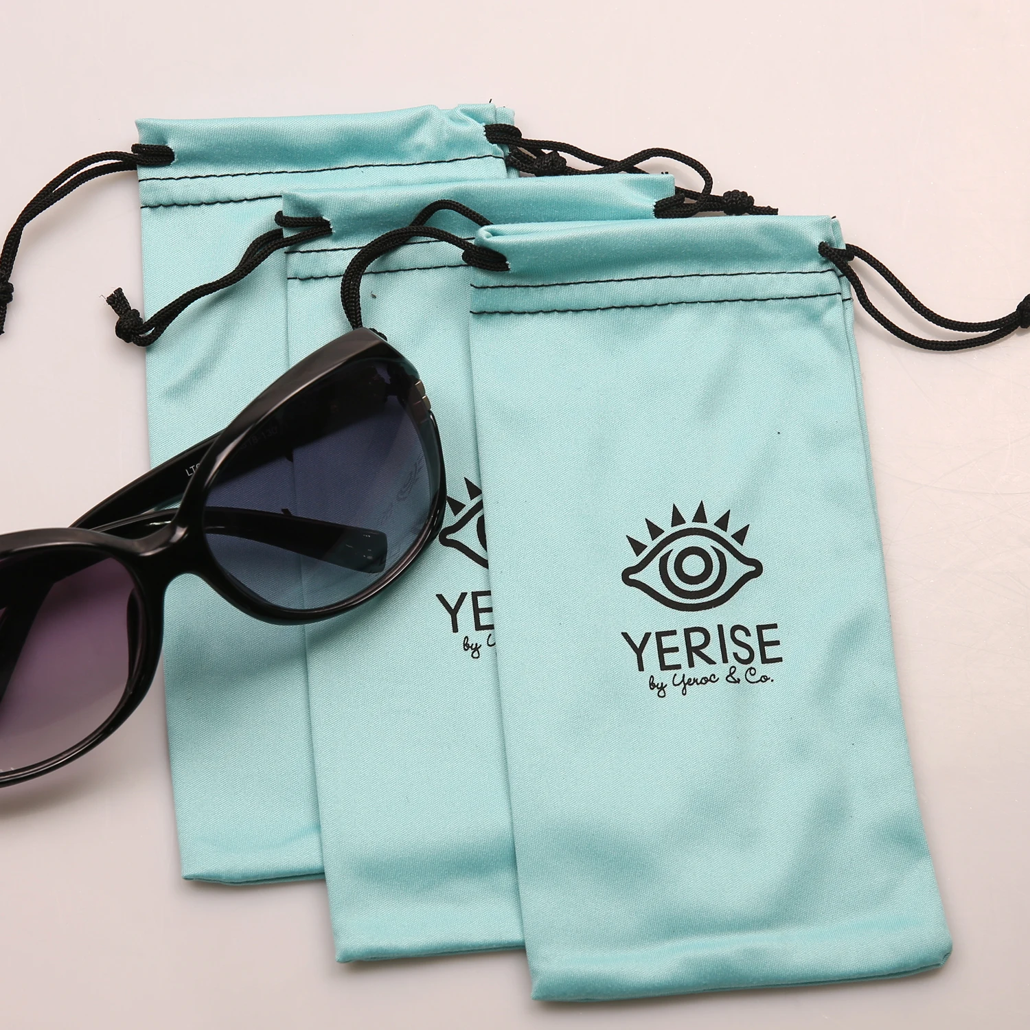 Customized logo glasses pouches  Jewelry packaging pouch  Custom sunglass pouches