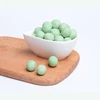 Wasabi flavor coated crispy peanuts snacks food