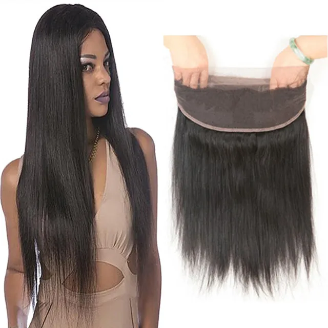 

Wholesale Straight Brazilian Virgin Human Hair 360 Lace Frontal Closure With Adjustable Strap 22x4x2 Pre Plucked Lace Frontal, Natural color;other colors are available