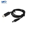 USB 5V step-up to 9V or 12V power supply boosting cable from USB power bank or laptop device with USB output