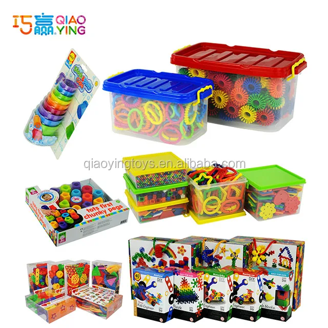 
Amazon Hot Sale 90 Pcs Lacing Beads Toys For Kids With Strings 
