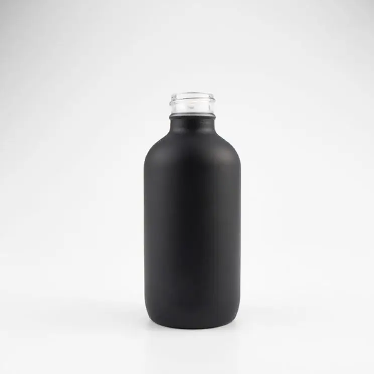 
1 oz 2 oz 3 oz 4 oz 30ml 60ml 120ml black frosted boston round glass mist pump spray bottles 