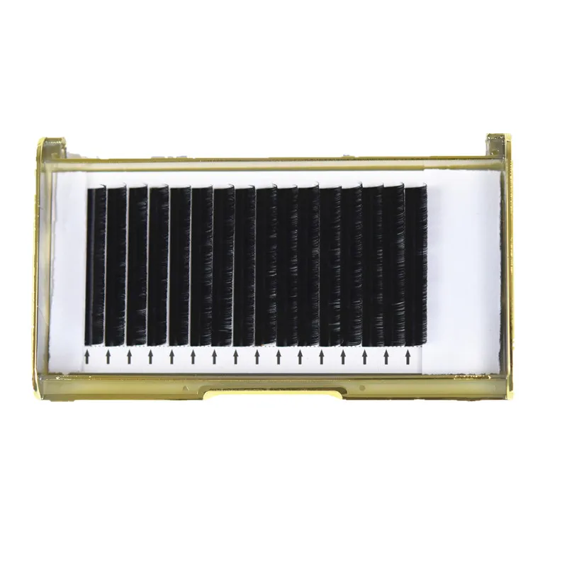 
New Technique All Hand Made Luxury Quality Thin Tape Russian Volume Lashes Cashmere Eyelash Extension 