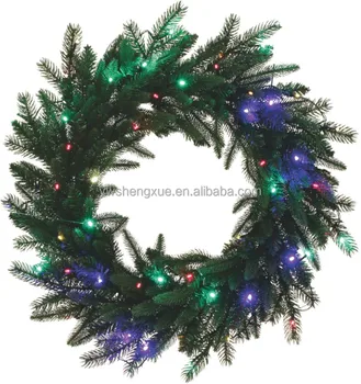  Bulk  Wholesale  Led  Christmas  Wreath Fetival Decorations  