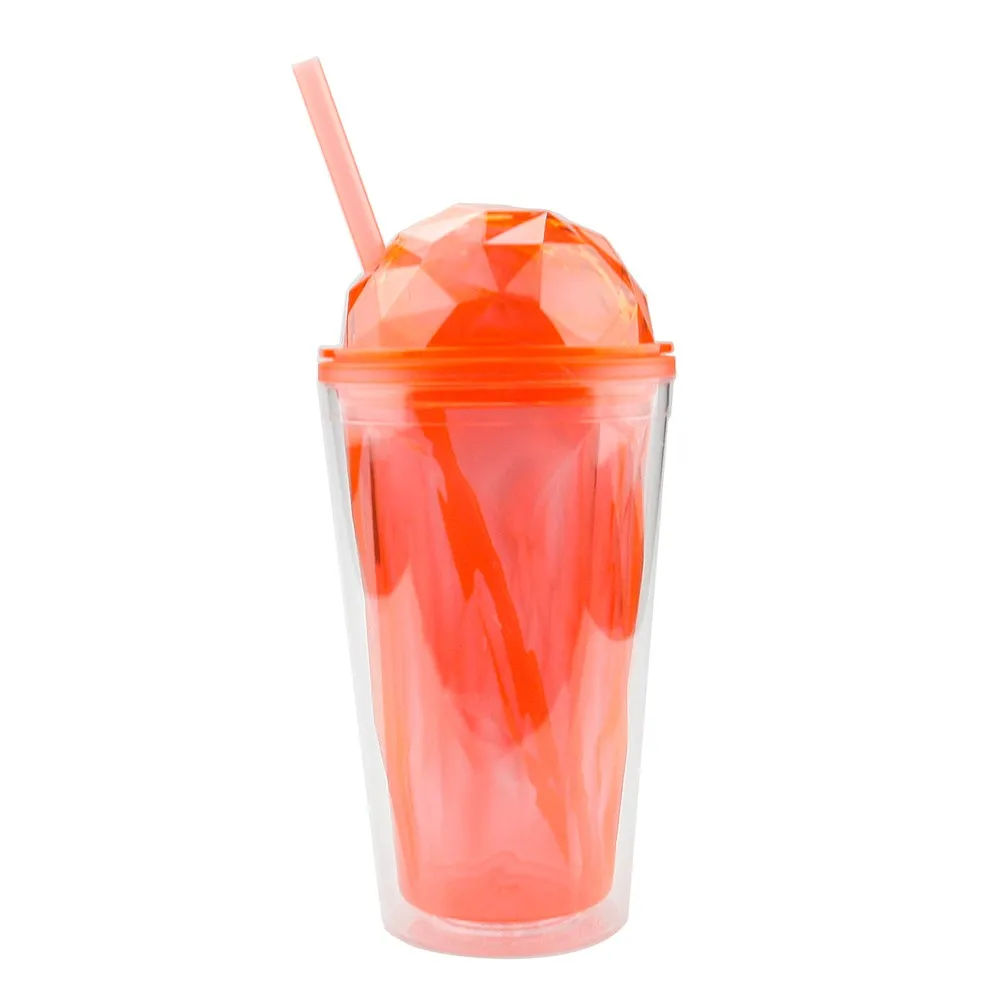 

In Stock Hot Sale Plastic cup with straw