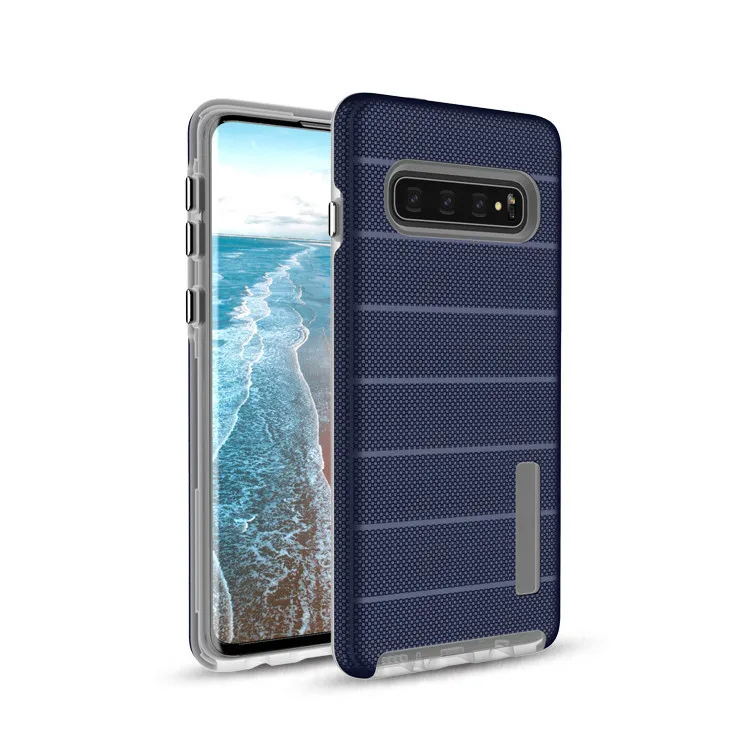 

SAIBORO rubber armor protective Shock Proof back cover phone case for samsung galaxy s10 s10 plus s10e, Black;blue;white;multi