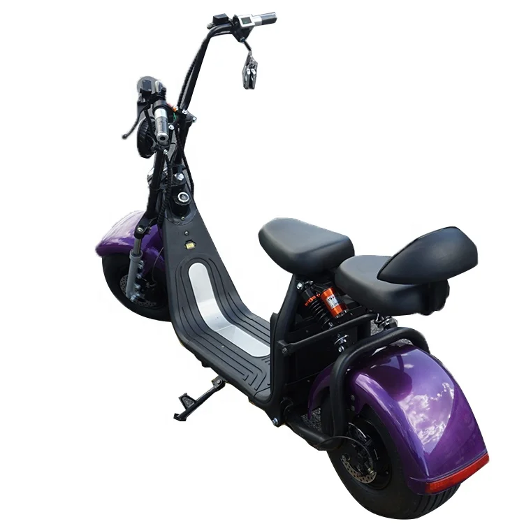 

Emak/COC/EEC 2019 New model electric scooter citycoco with fat tires for adult, Black