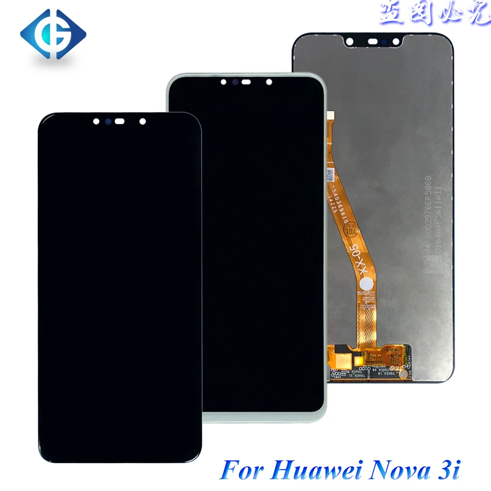 

6.3'' Replacement Screen for Huawei Nova 3i Lcd , Display for Huawei P smart Plus Lcd Assembly, Black;white;gold for huawei nova 3i