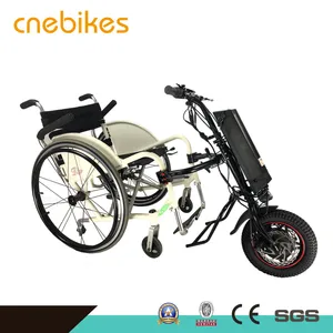 Rehabilitation Therapy Supplies 12 inch Electric wheelchair handcycle 36v 350w motor and 10.4ah battery