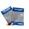 Customized Print Clear Front Though Matt Plastic Flat Ziplock Mobile Phone Case Packaging Bags
