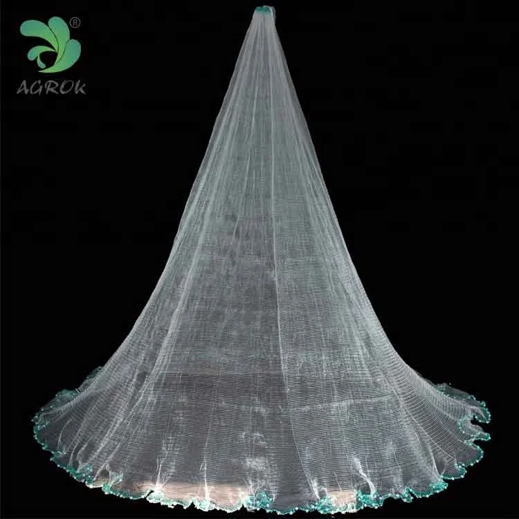 

Special Design Fishing Net Mesh Size:3/8 1.4lb per ft Lead Bob American Style Cast Net Drawstring Casting Net, Clear or according to request
