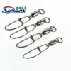 Ball bearing swivel with two solid ring with insurance snap