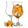Hot sale customized logo promotion gifts stylish & functional stemmed 12oz 360ml classic belgian tulip beer glass