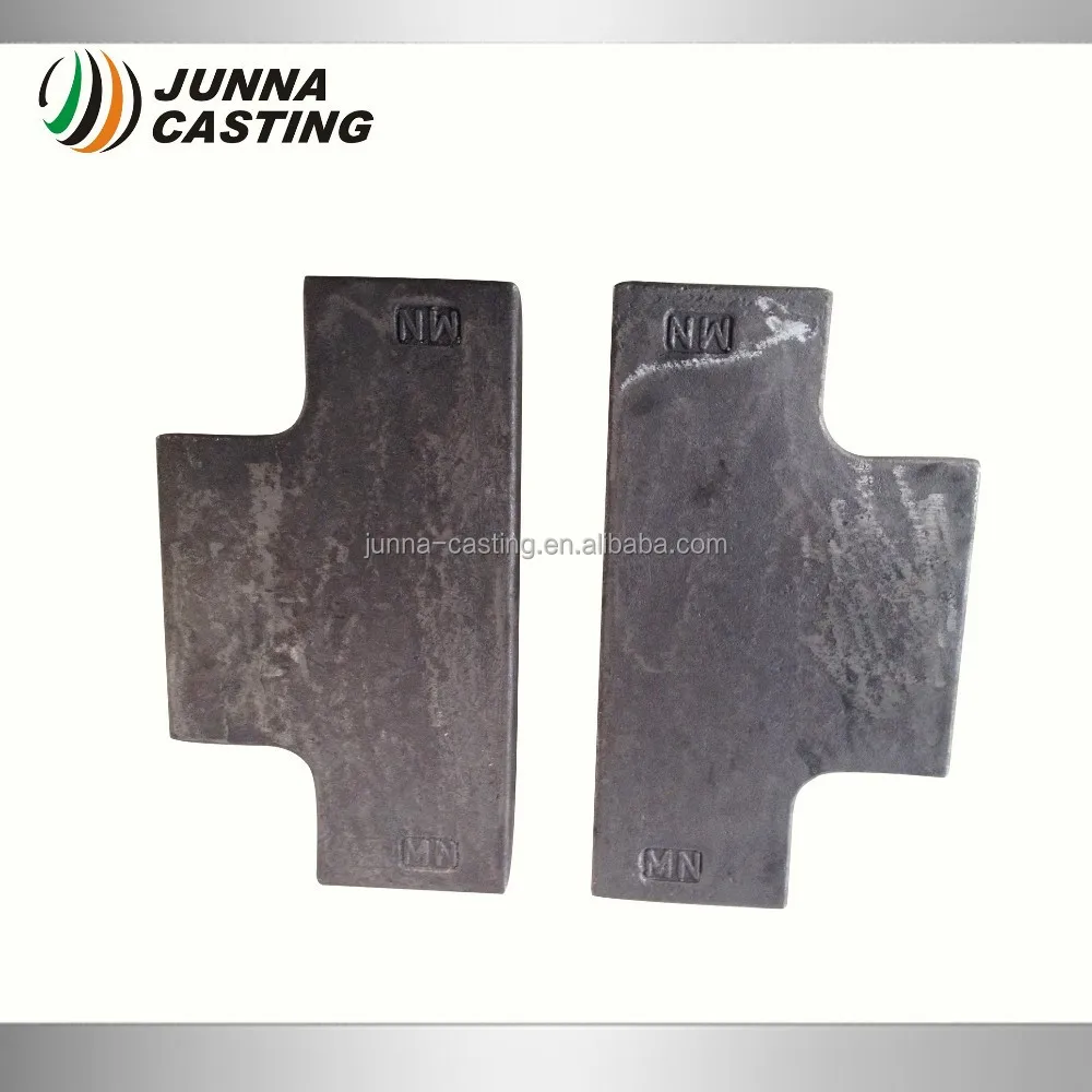 
universal coupler carrier wear plate cast manganese steel high manganese steel 