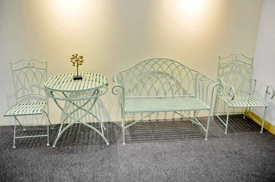 
hot sell cast iron metal outdoor Garden Bench 