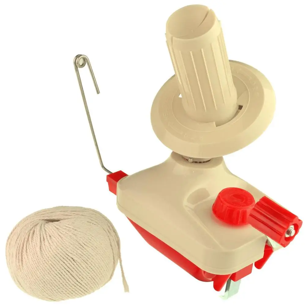 

Knit Picks Yarn Ball Winder Hand Operated Manual Wool Winder Holder for Swift Yarn, Natural