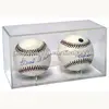 Clear Acrylic Baseball Display Case Holder Steiner Sports Acrylic Double Baseball Case