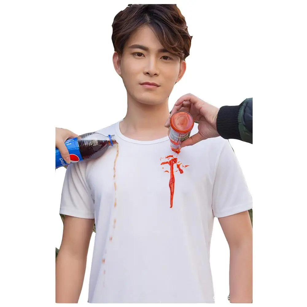 Polyester  high quality custom printing logo loose waterproof  breathable  blank  men t shirt