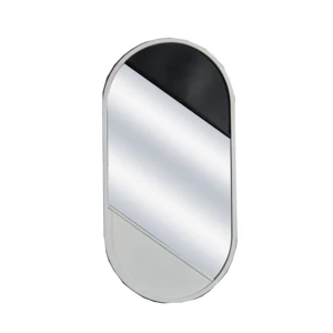 Image of MAYCO Round Modern Mirror Wall Deco Mirror Side Table Bedroom
