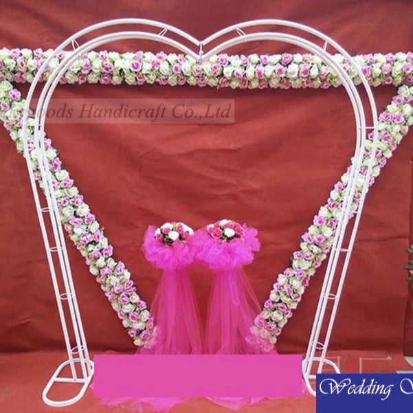 
2015 hot sale decorative white wedding arch wholesale 