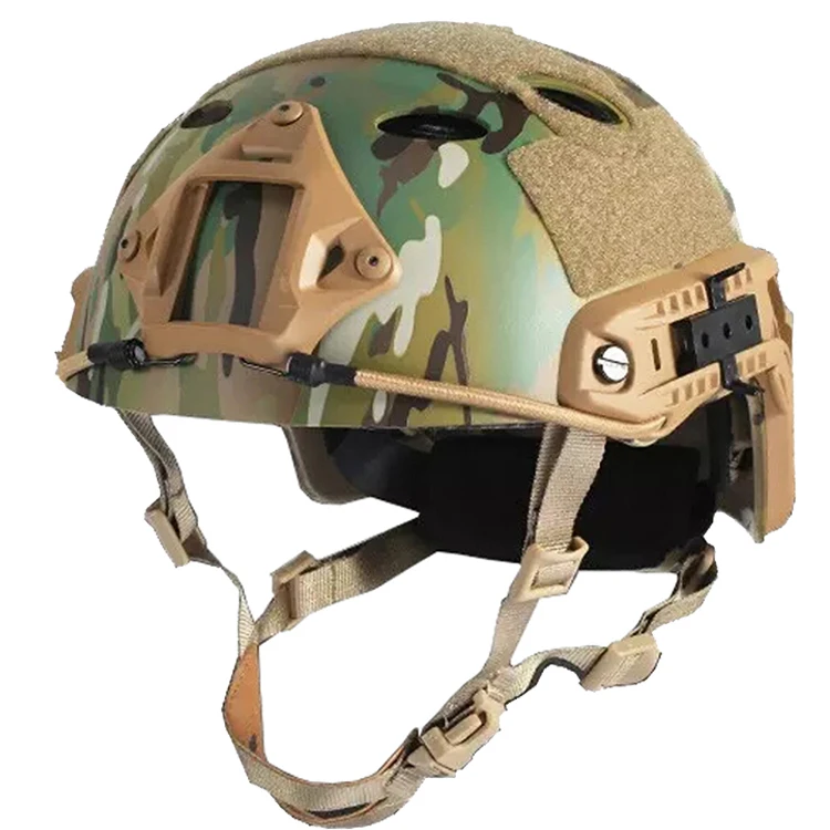 

High Quality ABS Fast Tactical Helmet Jump Simple Protection PJ Airsoft helmet, Multicam