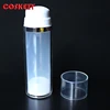 Transparent 30ml 50ml 100ml Double Layer Empty Plastic Cosmetic Package Airless Bottle Pump Lotion Bottle Airless