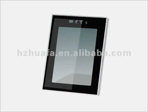 
Popular commercial cabinet touch screen control tempered wine cooler glass door with photocel 