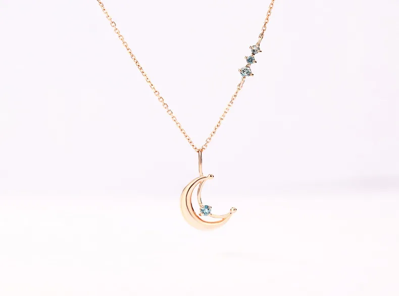 Ladies Gold Jewellery London Blue Topaz 